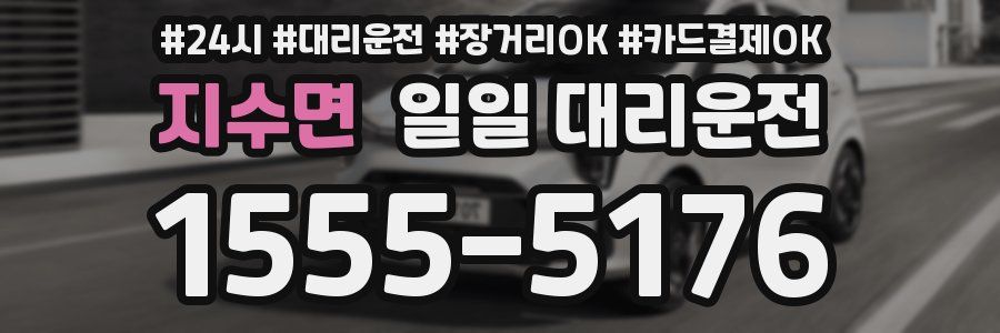 지수면 일일 대리운전