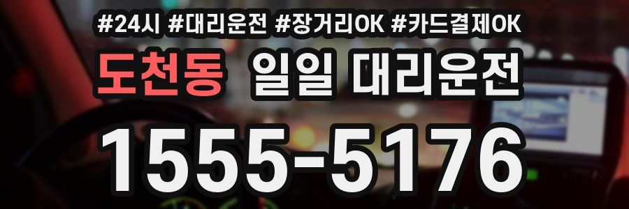도천동 일일 대리운전