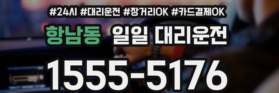 항남동 일일 대리운전