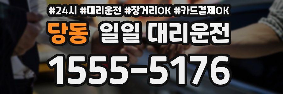 당동 일일 대리운전
