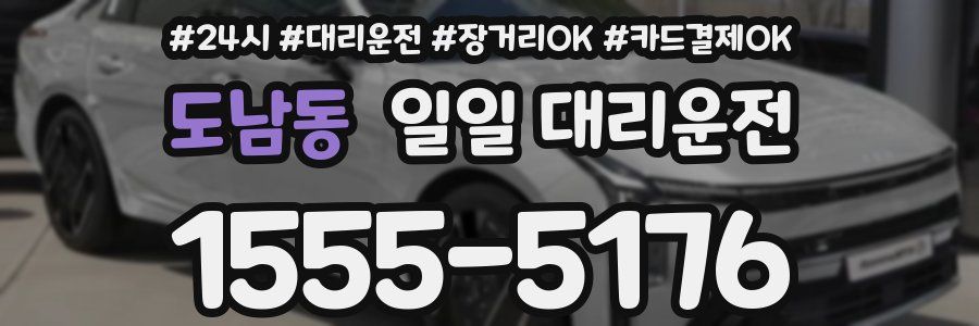 도남동 일일 대리운전