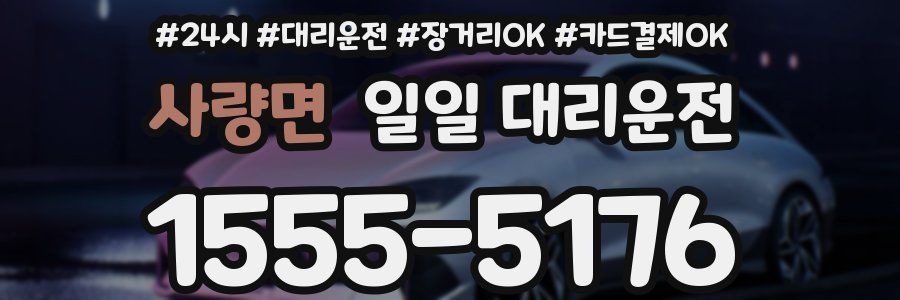 사량면 일일 대리운전