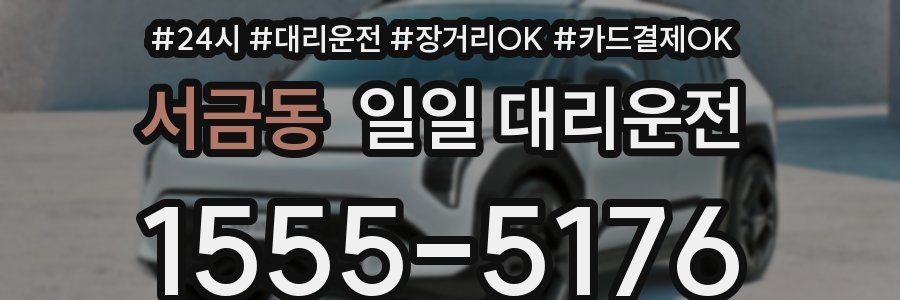 서금동 일일 대리운전
