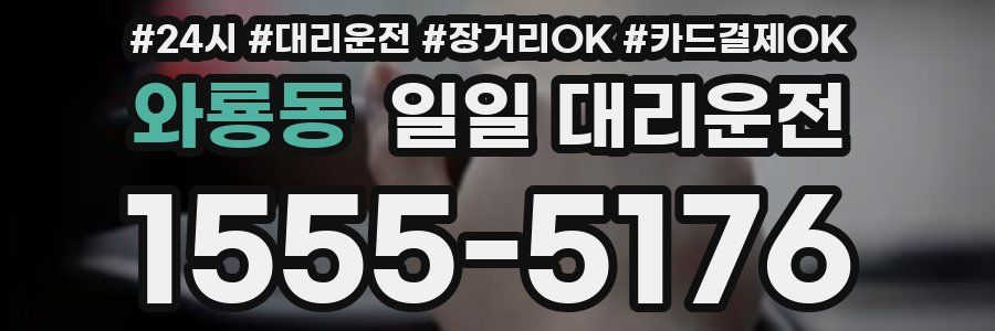 와룡동 일일 대리운전