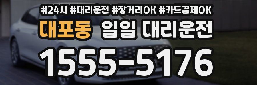 대포동 일일 대리운전