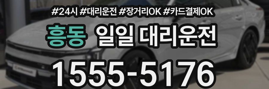 흥동 일일 대리운전