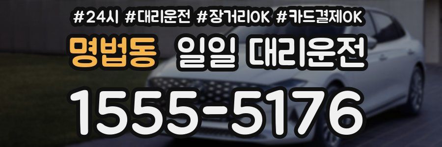 명법동 일일 대리운전