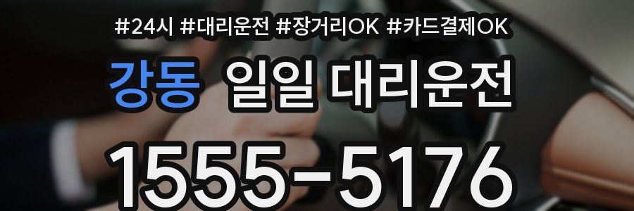 강동 일일 대리운전