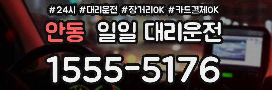 안동 일일 대리운전
