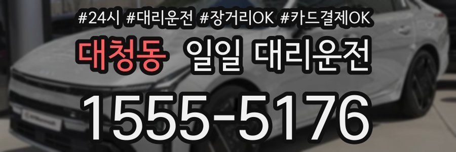 대청동 일일 대리운전