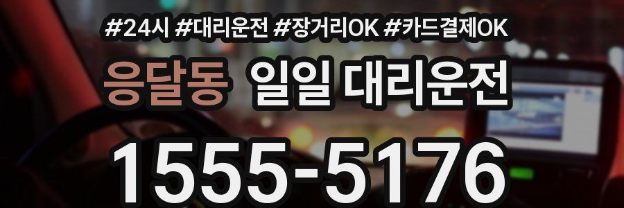 응달동 일일 대리운전