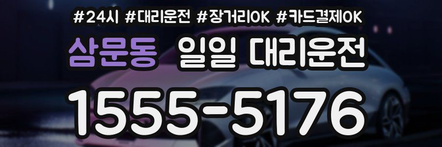 삼문동 일일 대리운전