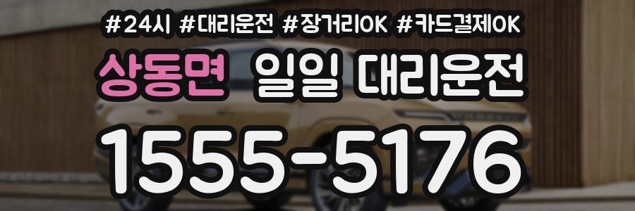 상동면 일일 대리운전