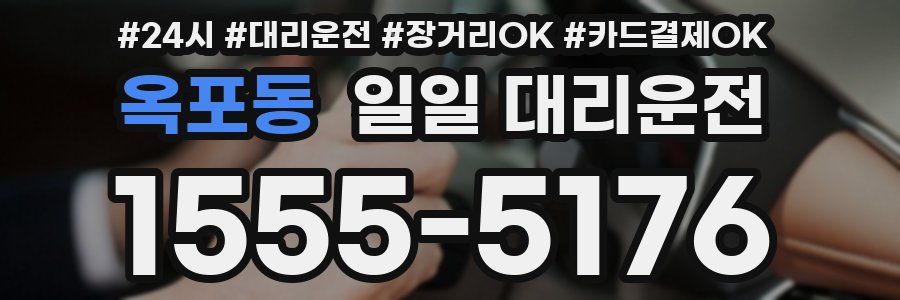 옥포동 일일 대리운전