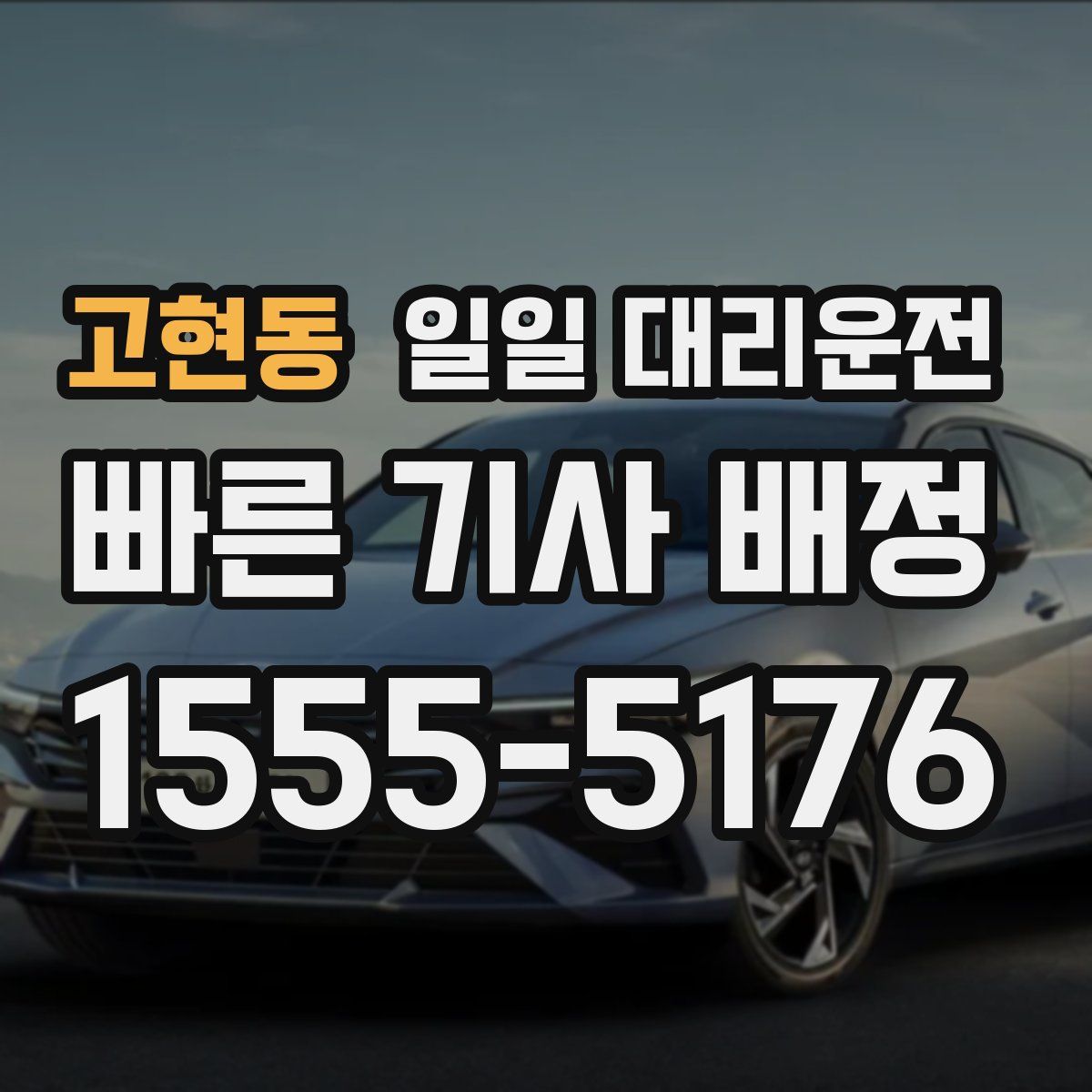 고현동 일일 대리운전