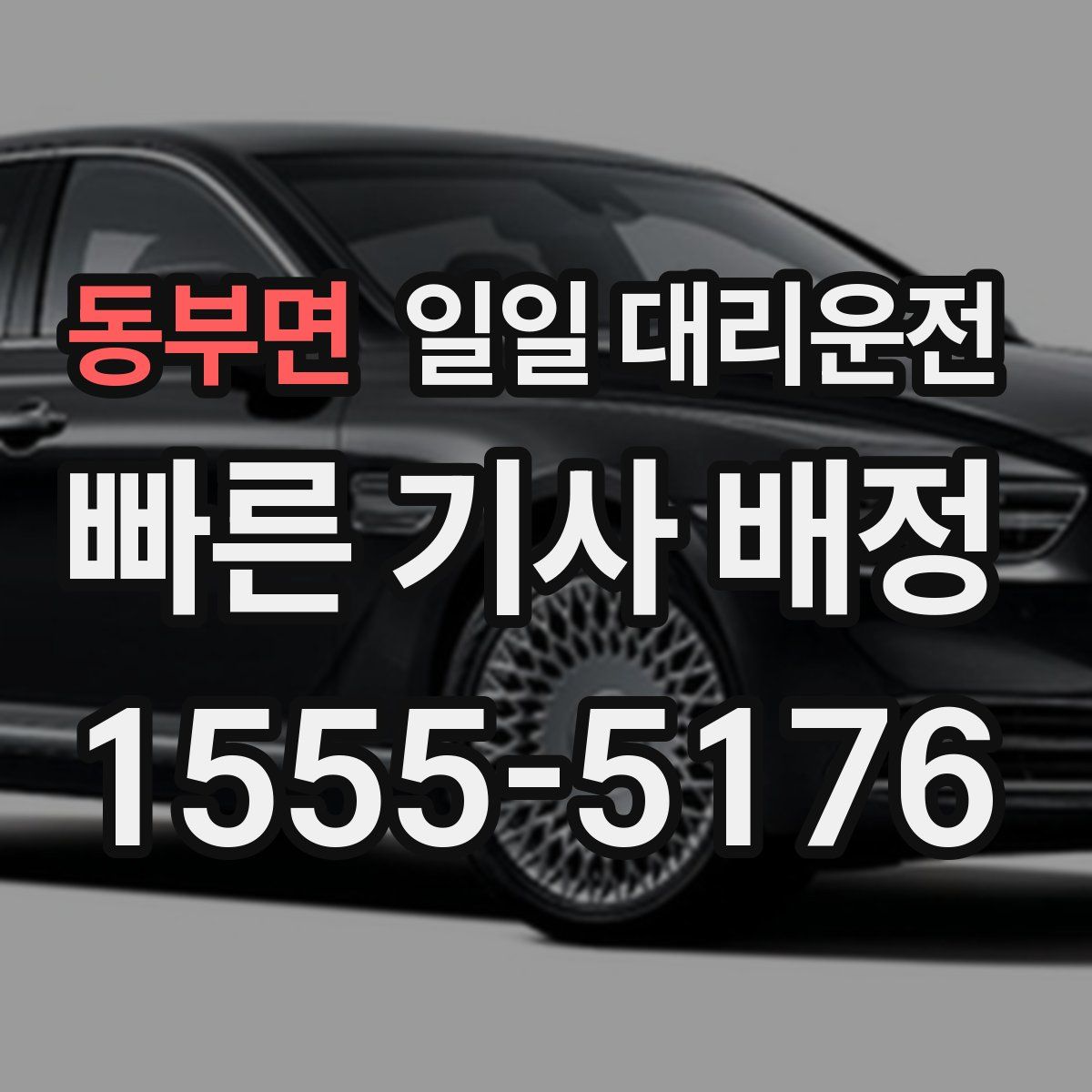 동부면 일일 대리운전