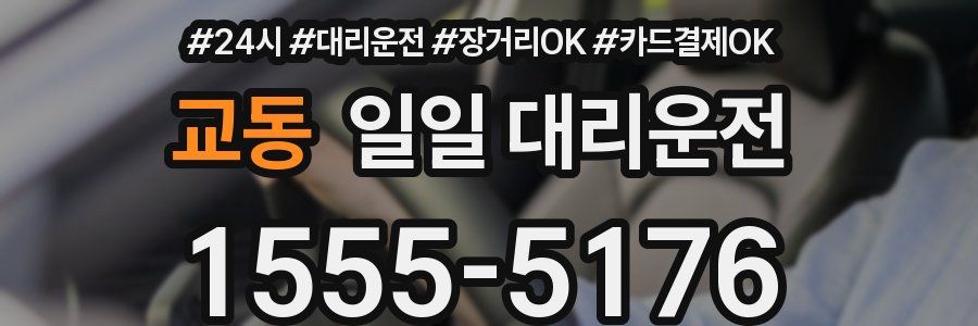 교동 일일 대리운전