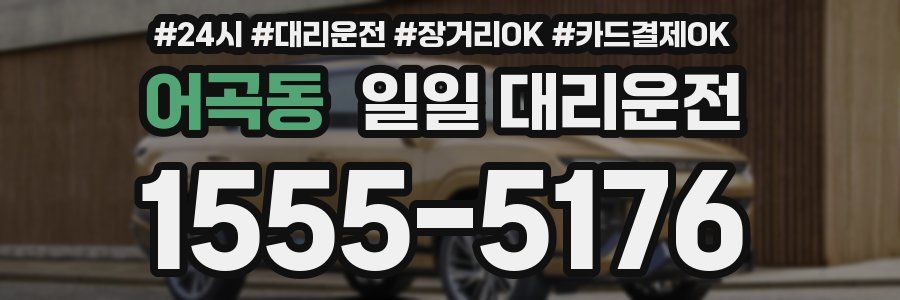 어곡동 일일 대리운전