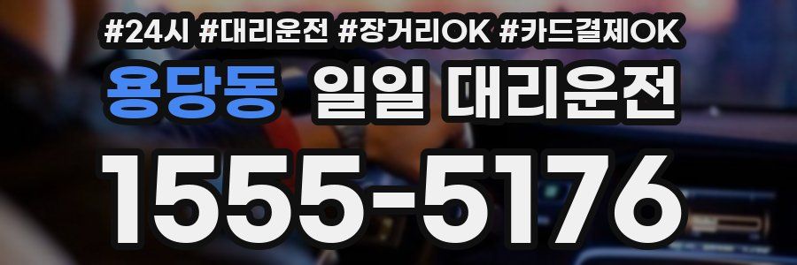 용당동 일일 대리운전