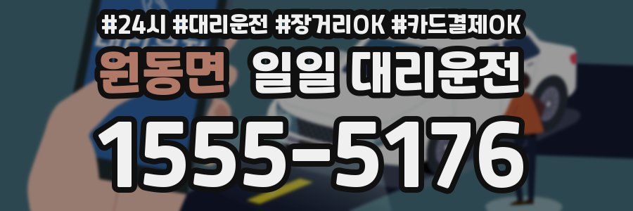 원동면 일일 대리운전