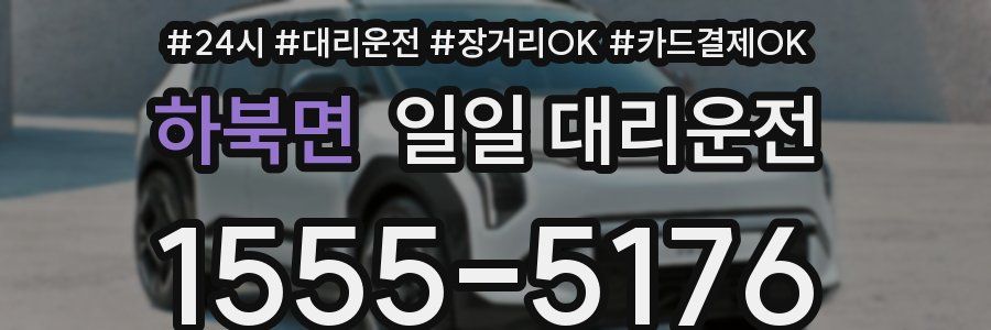 하북면 일일 대리운전