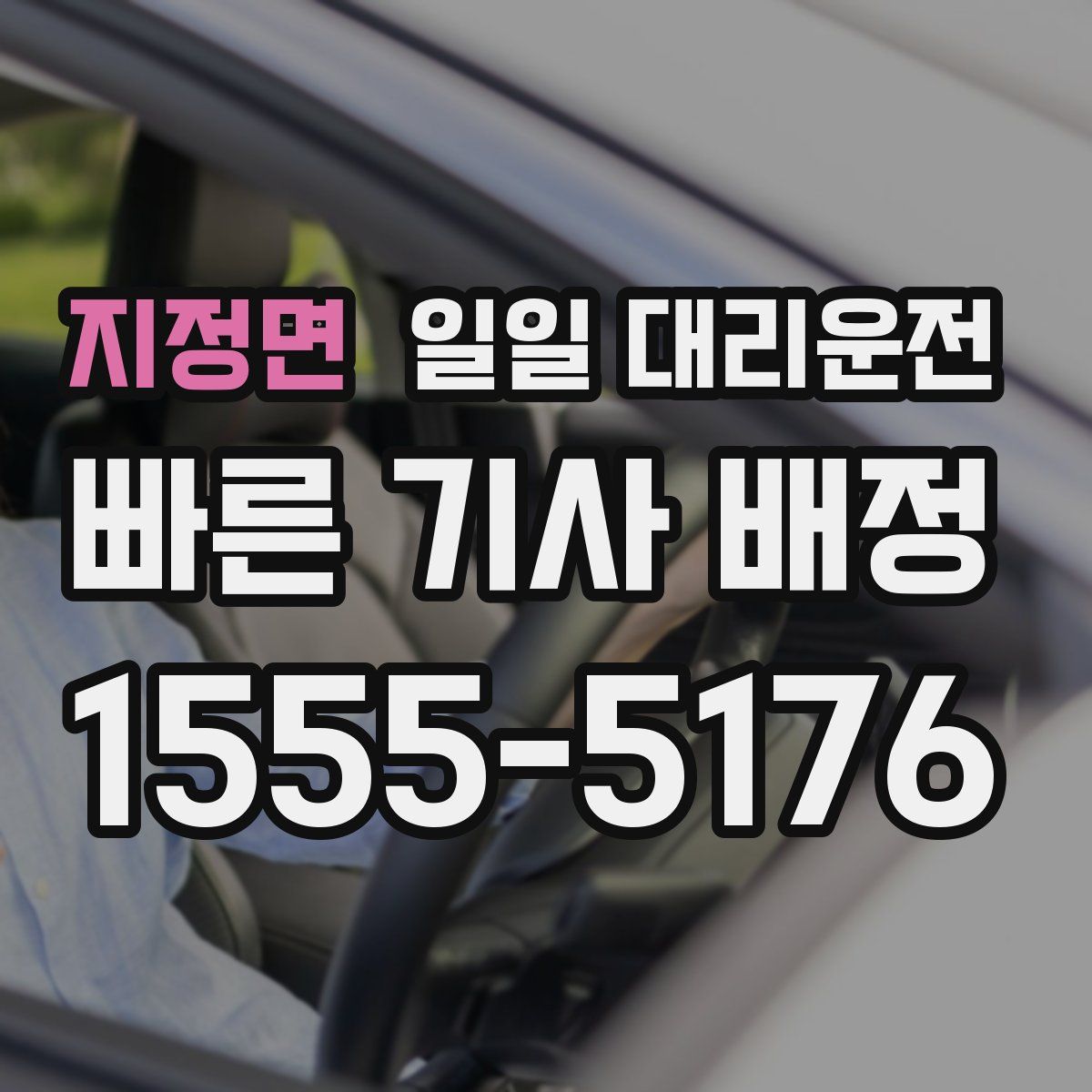 지정면 일일 대리운전