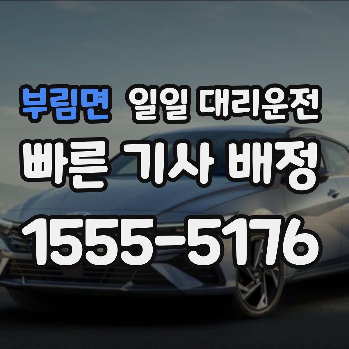부림면 일일 대리운전