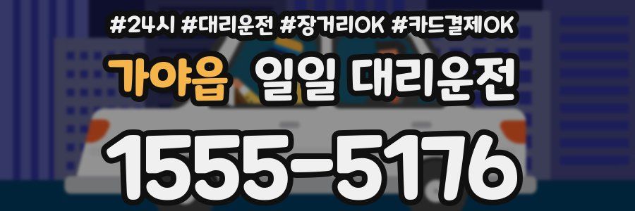 가야읍 일일 대리운전