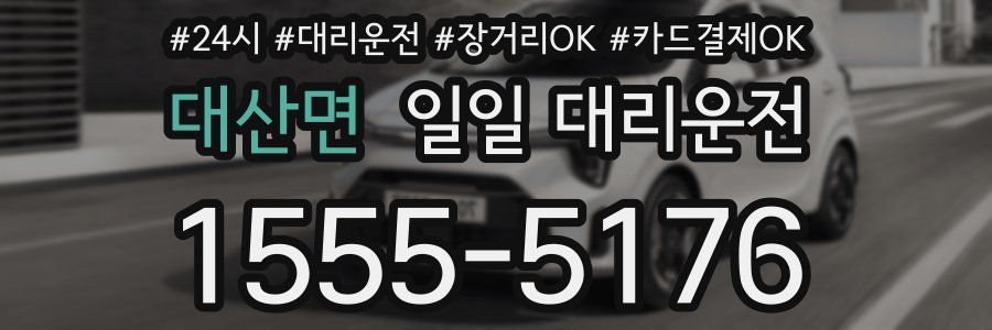 대산면 일일 대리운전