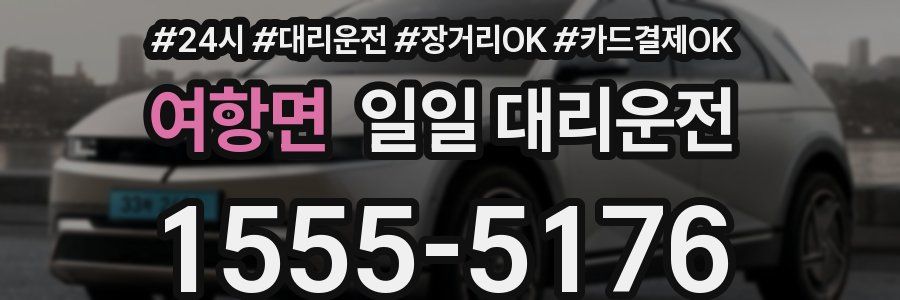 여항면 일일 대리운전