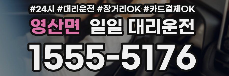 영산면 일일 대리운전