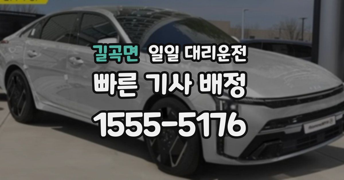 길곡면 일일 대리운전