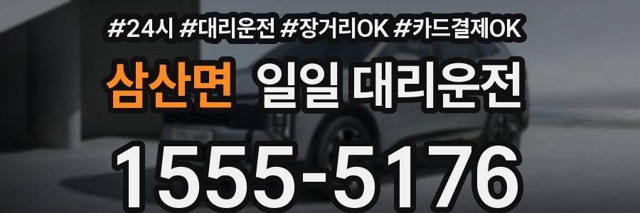 삼산면 일일 대리운전