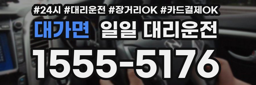 대가면 일일 대리운전