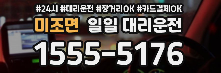 미조면 일일 대리운전