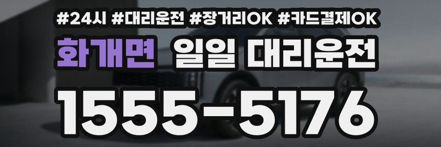 화개면 일일 대리운전