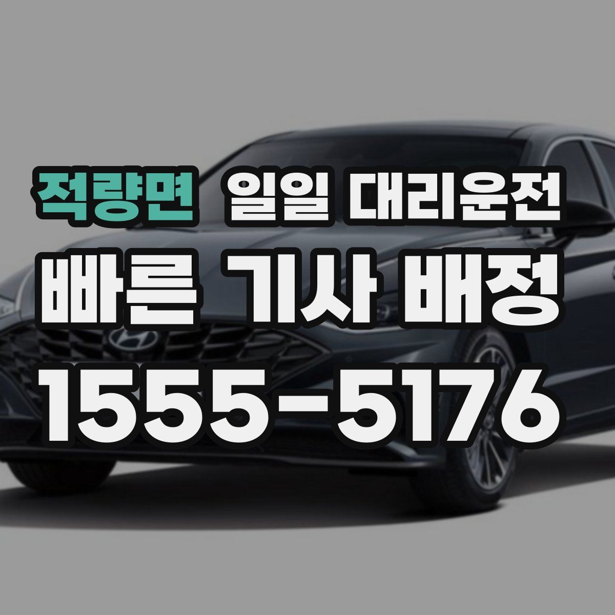적량면 일일 대리운전