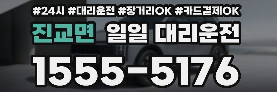 진교면 일일 대리운전