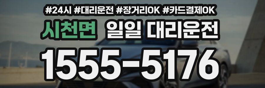 시천면 일일 대리운전