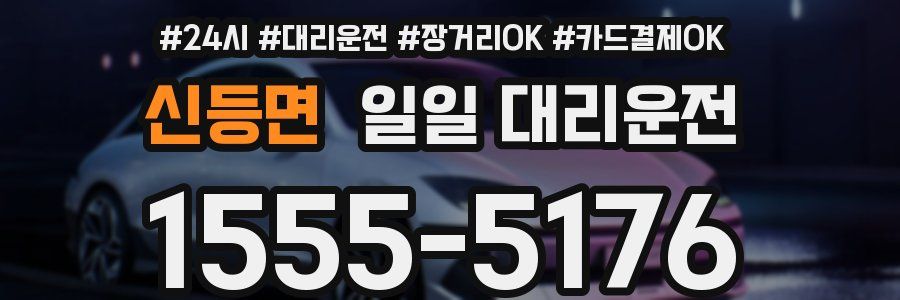 신등면 일일 대리운전
