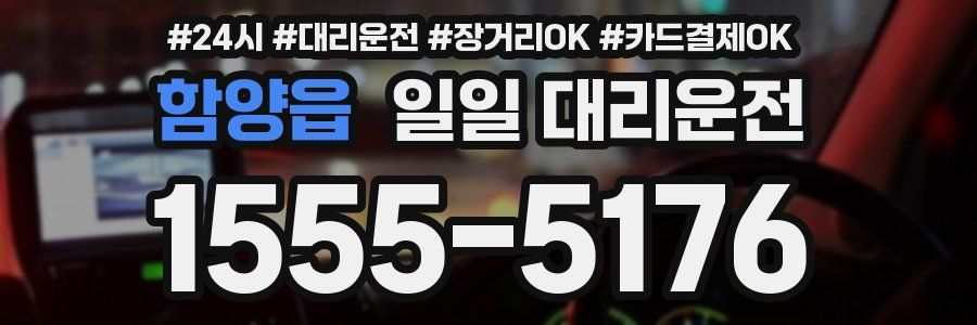 함양읍 일일 대리운전