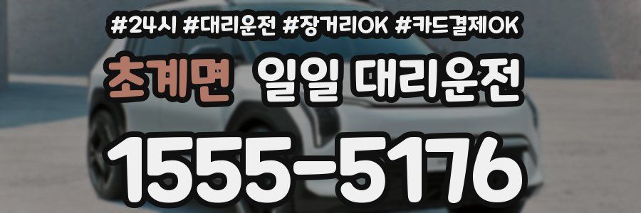 초계면 일일 대리운전