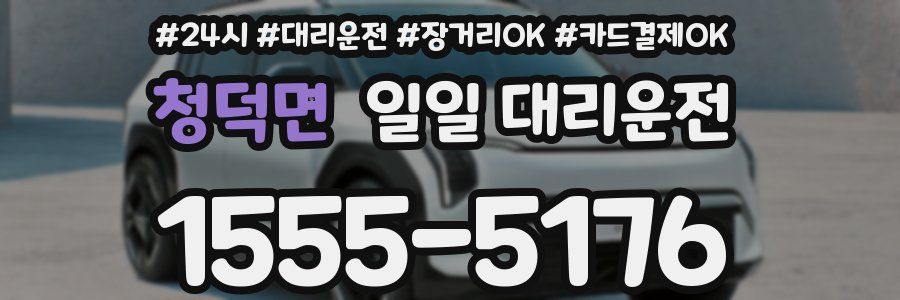 청덕면 일일 대리운전