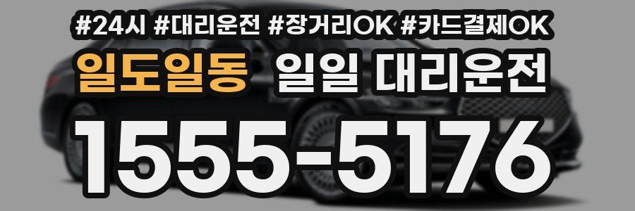 일도일동 일일 대리운전