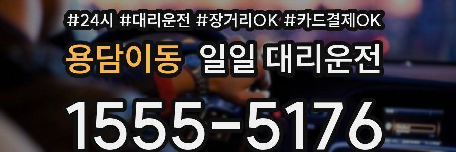 용담이동 일일 대리운전
