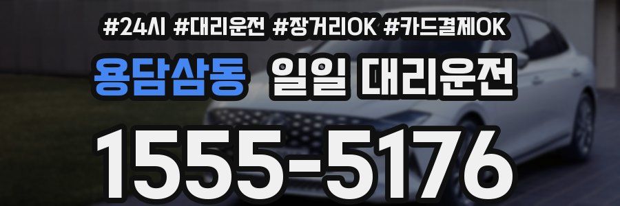 용담삼동 일일 대리운전