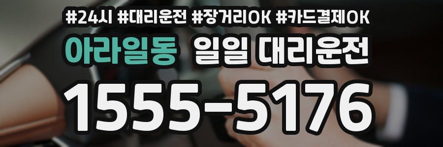 아라일동 일일 대리운전