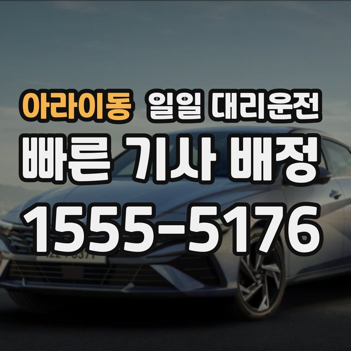 아라이동 일일 대리운전