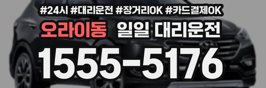 오라이동 일일 대리운전