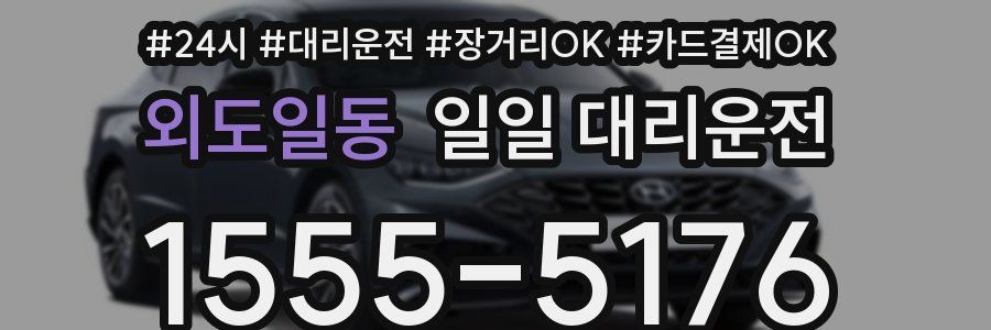 외도일동 일일 대리운전